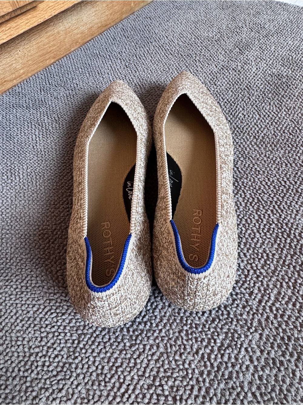 Rothy’s Point II- Dawn Tweed Size 10 - Picture 2 of 4